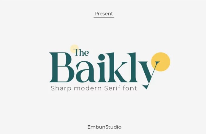 Fontbundles The Baikly Font 2021 слив курса