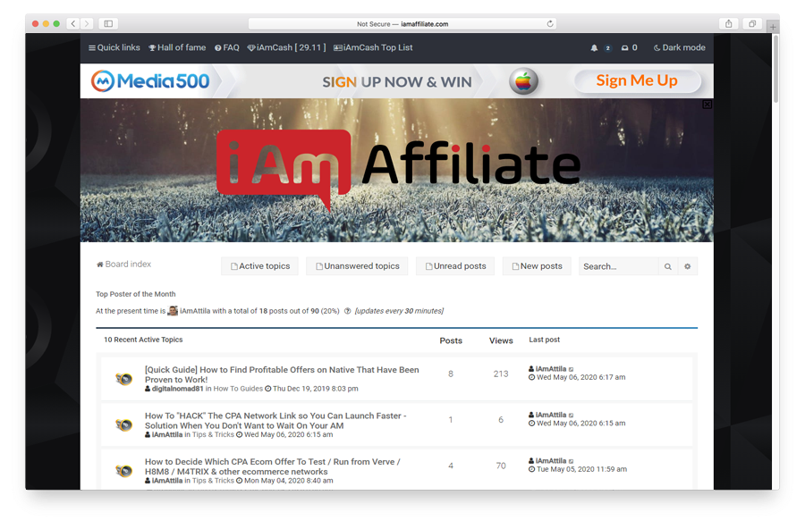 iamaffiliate.com Топ 1 форум по аффилейт партнерскому маркетингу от эксперта iAmAttila 2019 слив курса