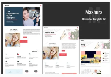 Themeforest Mashura - Portfolio Elementor Template Kit слив