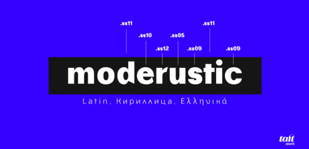 Myfonts TA Moderustic Font Family 2021 слив курса