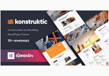 Themeforest Konstruktic v1.0.3 - WordPress тема строительства 2020 слив