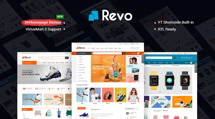 Smartaddons SJ Revo v3.9.6 - премиум шаблон интернет-магазина для Joomla слив курса