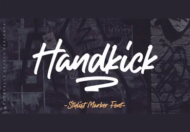 Myfonts Handkick Font слив