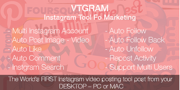 vtcreators VTGram v2.0 - Инструмент маркетинга для Instagram слив курса