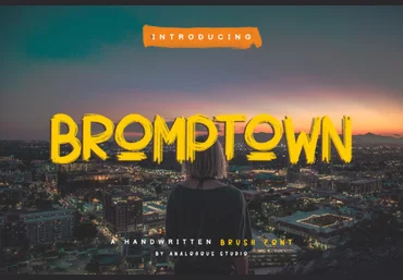 Creativefabrica Bromptown Font слив