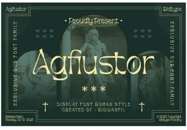 Fontbundles Agfiustor Font 2021 скачать слив