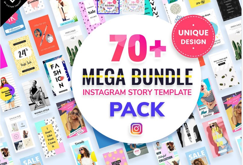 Uplabs Instagram Stories Mega Bundle Templates 2021 слив курса