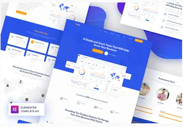 Themeforest Xarris - SaaS & Startup Elementor Template Kit скачать слив