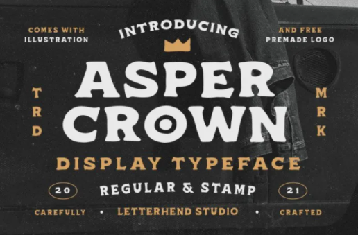 Fontbundles Asper Crown Font 2021 слив курса