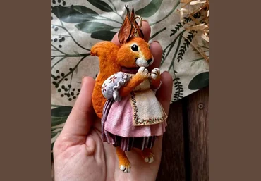cotton_toys_st Ватная игрушка Белочка 2023 слив