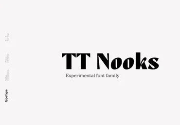 Myfonts TT Nooks Font 2021 слив