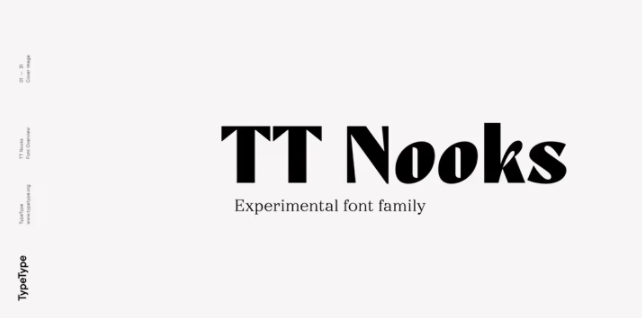 Myfonts TT Nooks Font 2021 слив курса