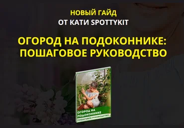 Кати Spottykit Огород на подоконнике: пошаговое руководство 2021 слив