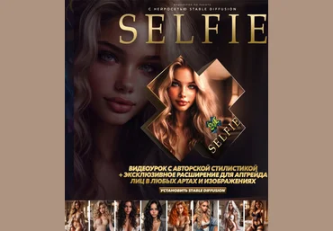 Max Twain Selfie. Видеоурок по работе с нейросетью Stable Diffusion 2024 слив