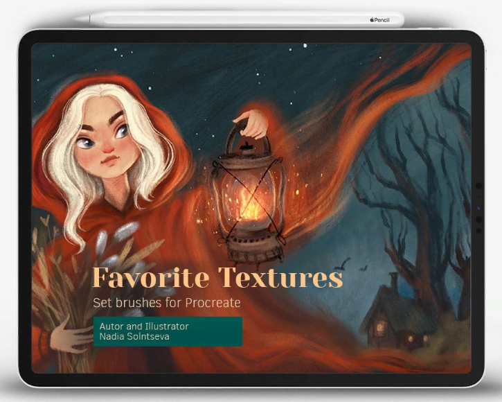 Bocadebra Надежда Солнцева - Любимые текстурные кисти для Procreate. Favorite Textures Brushes Pro слив курса