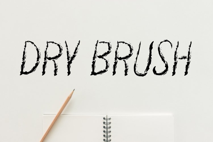 Fontbundles Dry Brush Font слив курса