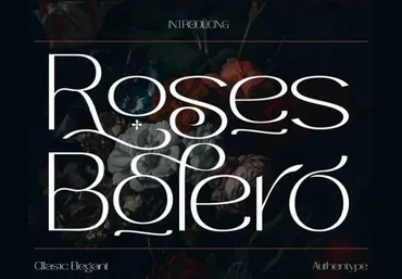 Fontbundles Roses Bolero Font слив