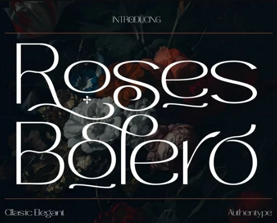 Fontbundles Roses Bolero Font слив курса