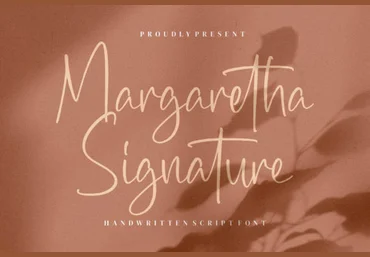 Creativefabrica Margaretha Signature Font 2021 слив