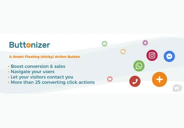 Buttonizer Premium v2.2.1 NULLED - умная плавающая кнопка действия WordPress слив
