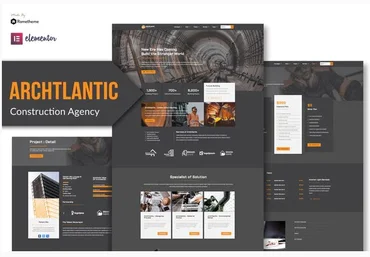 Themeforest Archtlantic - Construction Agency Elementor Template Kit слив