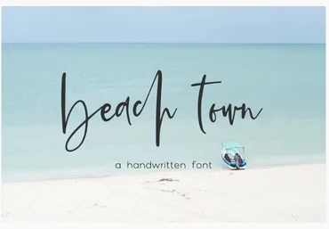 Fontbundles Beach Town Font 2021 слив