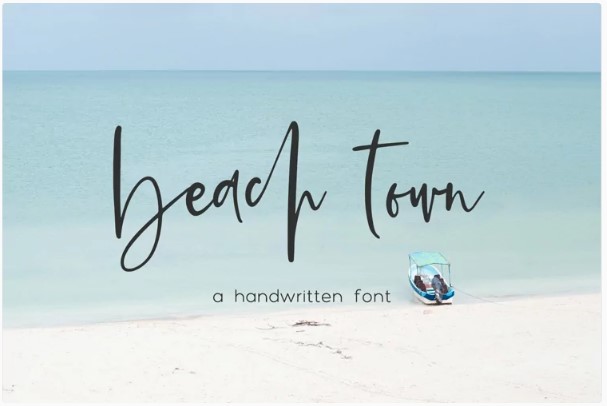 Fontbundles Beach Town Font 2021 слив курса