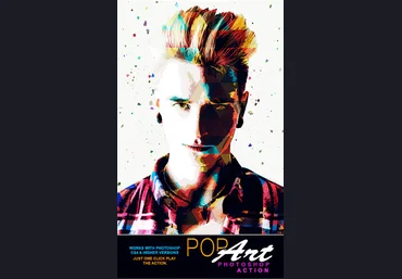 Graphicriver Pop Art Photoshop Action 2020 слив