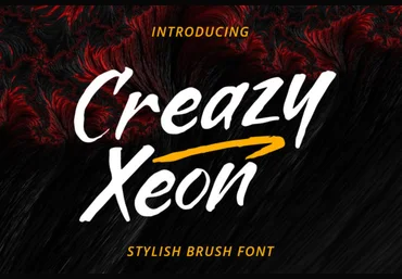 Creativefabrica Crazy Xeon Font слив