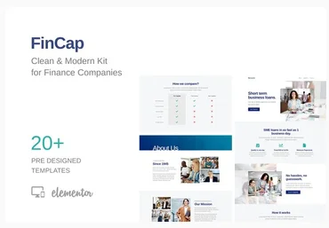 Themeforest FinCap - Finance Template Kit слив
