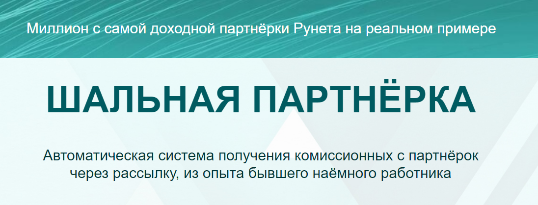 Андрей Хвостов Шальная партнерка 2020 слив курса
