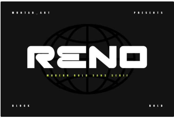 Creativemarket Reno Font слив курса