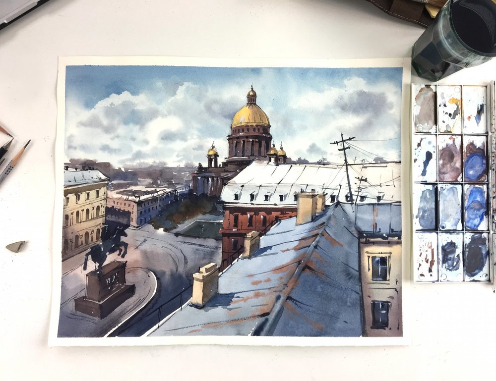 Крыши Санкт-Петербурга - Куцаева 2018 слив курса