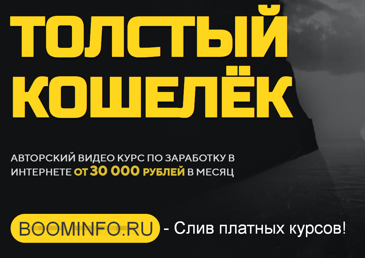 Алёна Красавина Толстый кошелёк 2019 Продвинутый слив курса