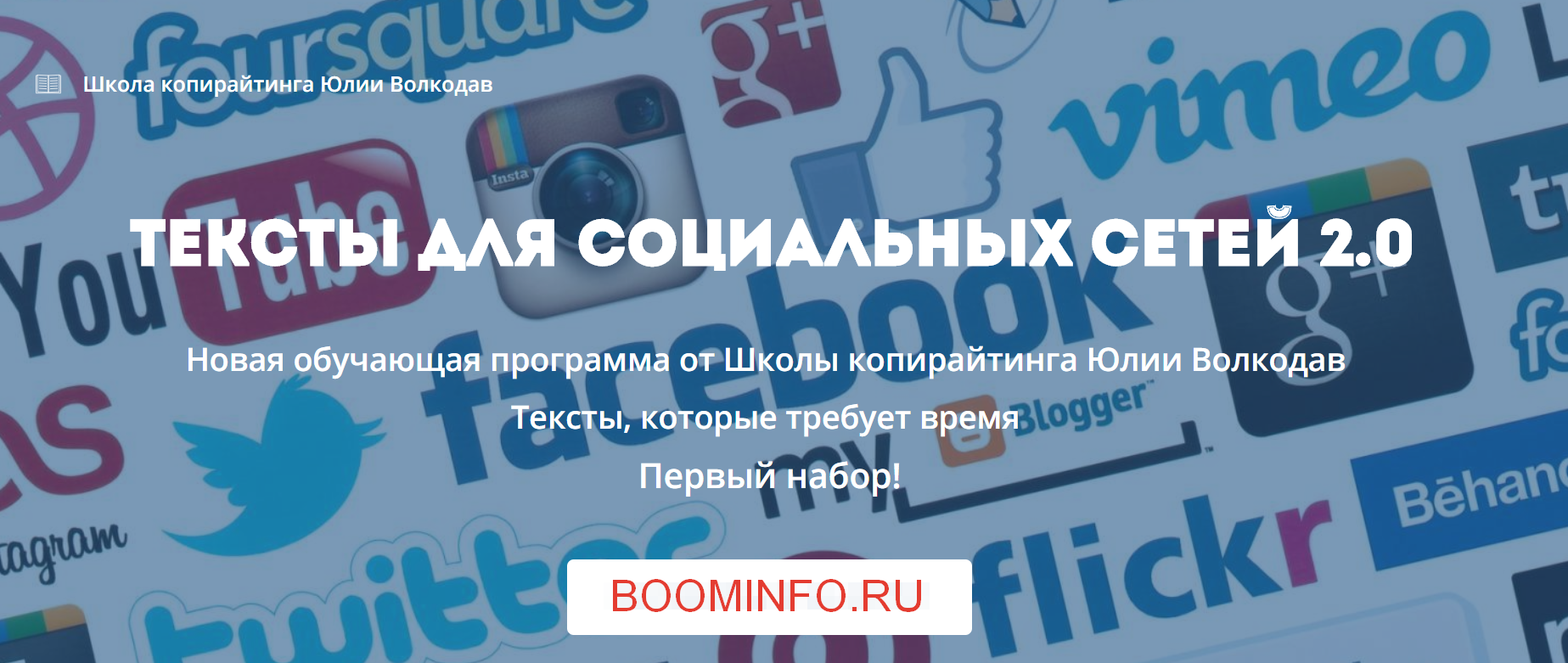Юлия Волкодав Тексты для социальных сетей 2.0 2019 слив курса