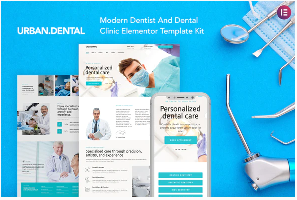 Themeforest UrbanDental – Dentist & Dental Clinic Template Kit слив курса