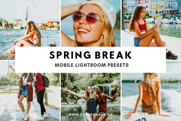 Creativemarket Spring Break Mobile Lightroom Preset слив курса