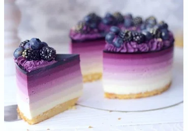 nezabudka_cake Ягодный Торт - Фиолетовый Градиент 2020 слив