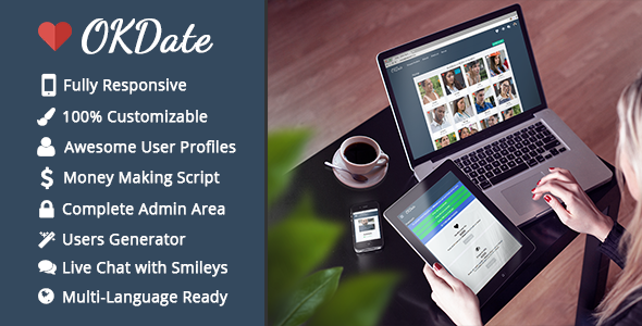 Codecanyon OKDate - Complete Responsive Dating Website Script v.1.9.2 слив курса