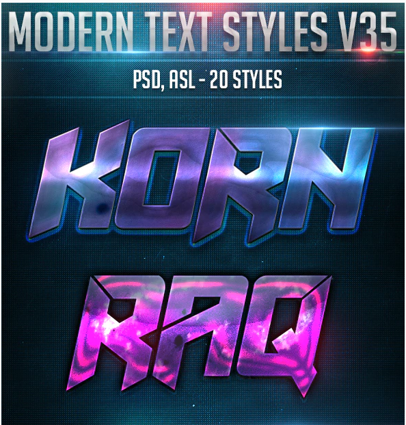 Graphicriver Modern Text Styles V35 2020 слив курса