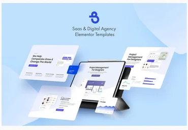 Themeforest Burto - Saas & Digital Agency Elementor Template Kit слив