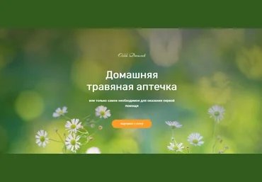 Ольга Данилюк Домашняя травяная аптечка 2022 слив