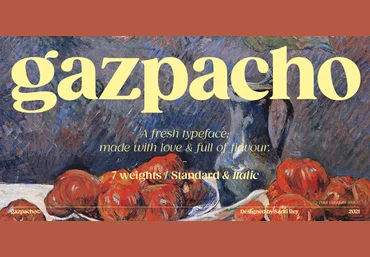 Myfonts Gazpacho Font 2021 слив