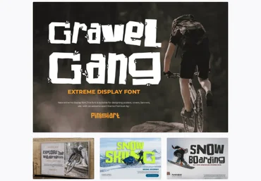 Elements.Envato Gravel Gang Font 2021 скачать слив
