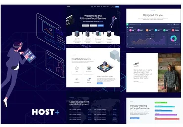 Themeforest Hostplus - Hosting Services Template Kit слив