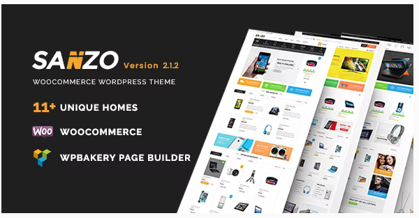 Themeforest Sanzo | Responsive WooCommerce WordPress Theme 2021 слив курса