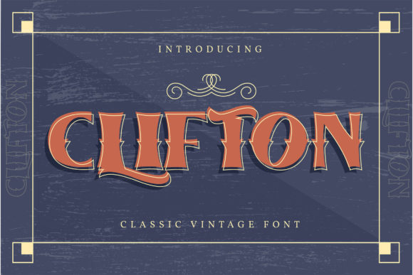 Creativefabrica Clifton Font слив курса