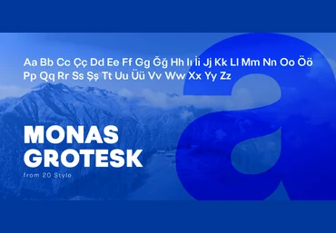 Myfonts Monas Grotesk Font скачать слив