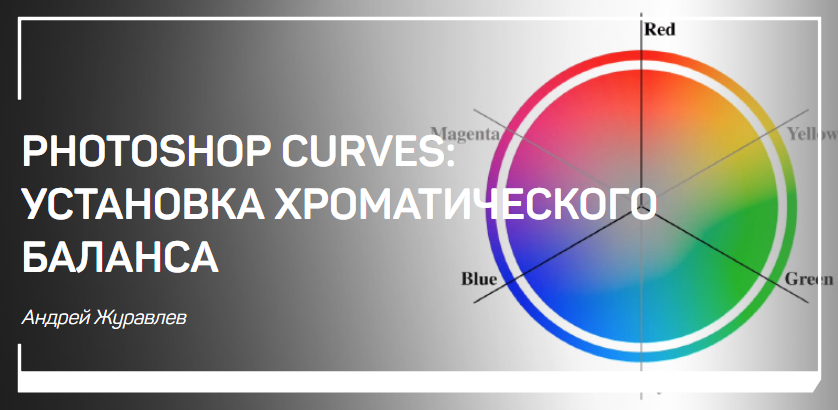 Photoshop curves: установка хроматического баланса - Журавлев 2018 слив курса