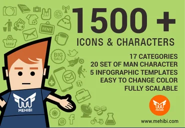 InkyDeals - 1500 иконок - Icons Ninja Bundle: Over 1500 Vector Icons   Bonus слив